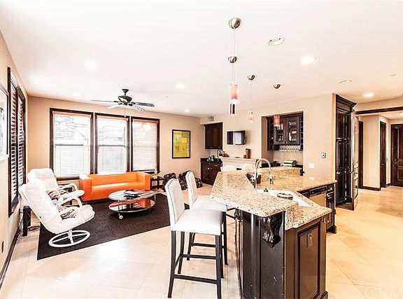 Kitchen opens to Family Room
