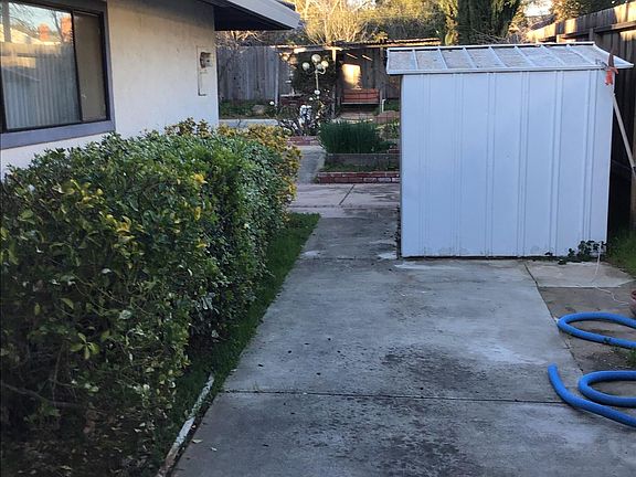 Storage shed/ side gate entrance
