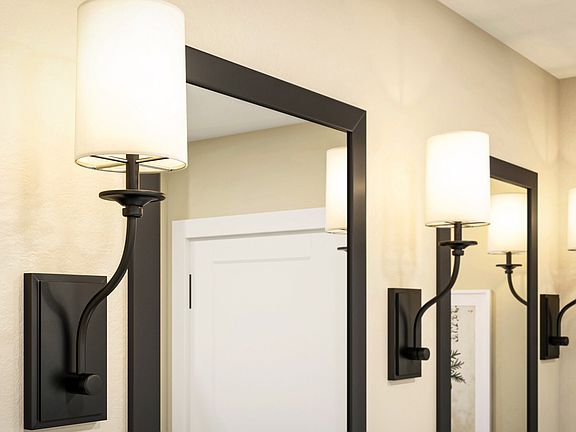 Gorgeous mirrors and lighting