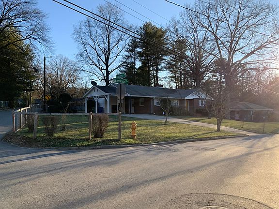 Street view of the home, corner lot