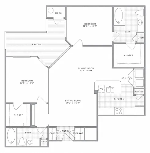 Floor plan B3