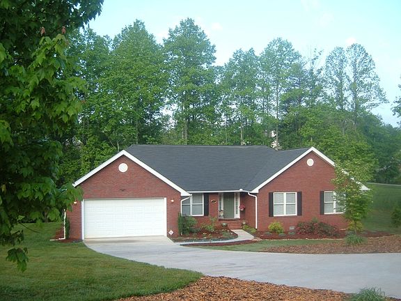 Maples and dogwoods in the front yard