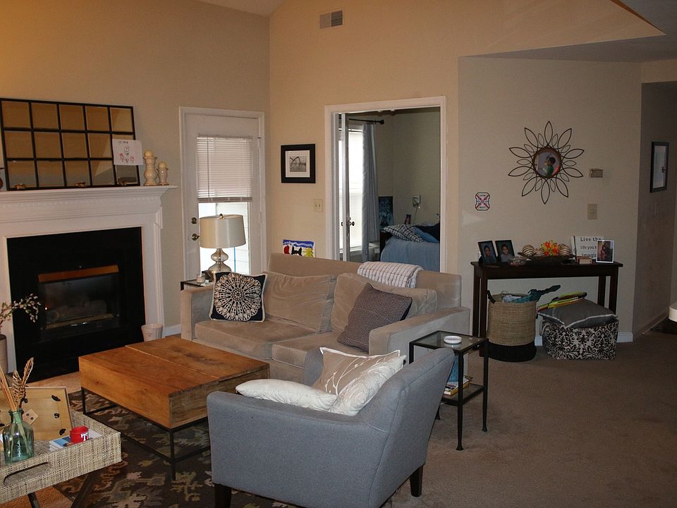 living room with door to the balcony