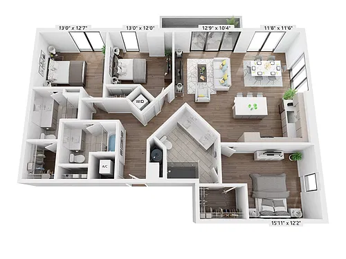 Floor plan C2