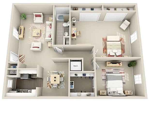 Floor plan B-1