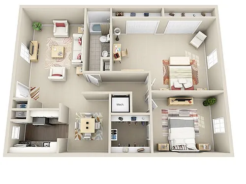 Floor plan B-1