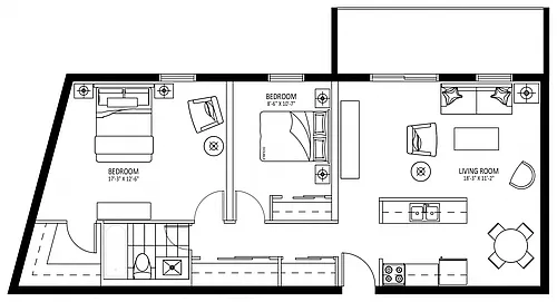 Floor plan 405