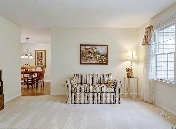 Front living room has lots of natural light.