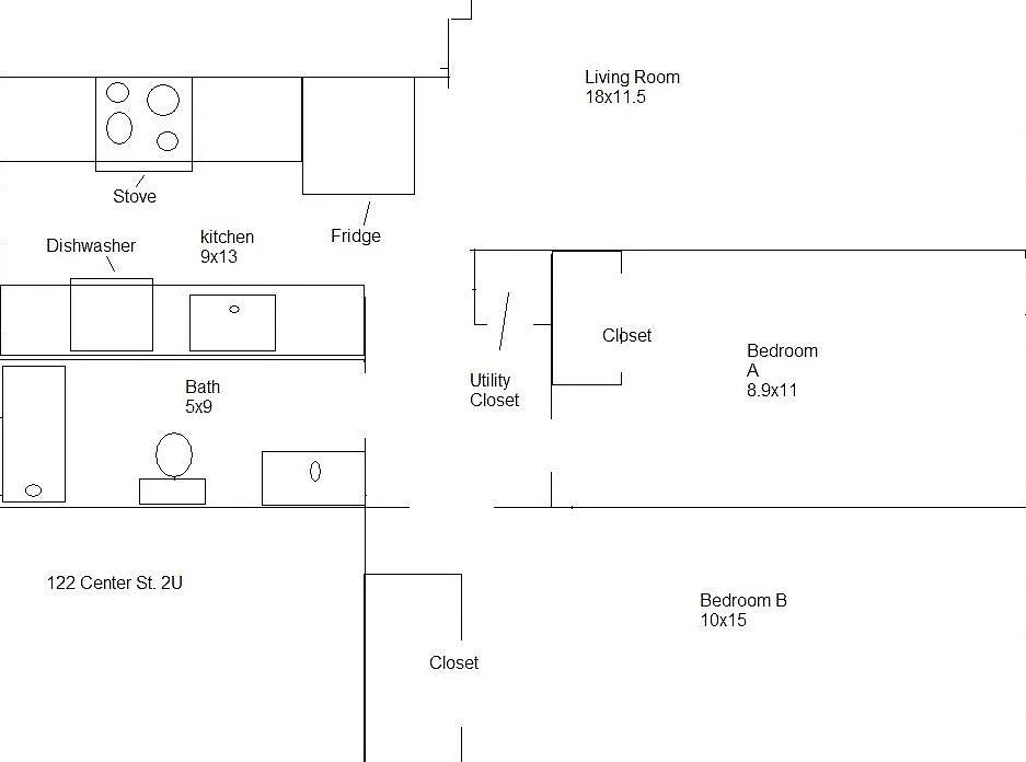 2 bed, 750 sqft, $875 — Photo 2