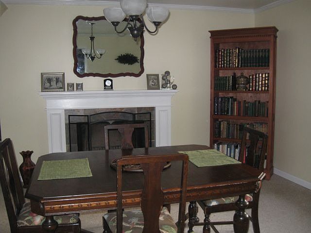 Dining Room w/Fireplace