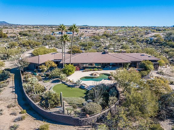 Aerial Backyard looking East
