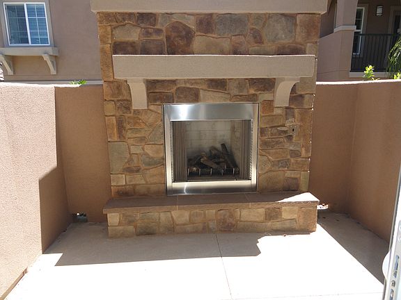 Patio with Fireplace