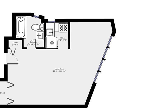 2nd image of 306 W 47th St APT 4A