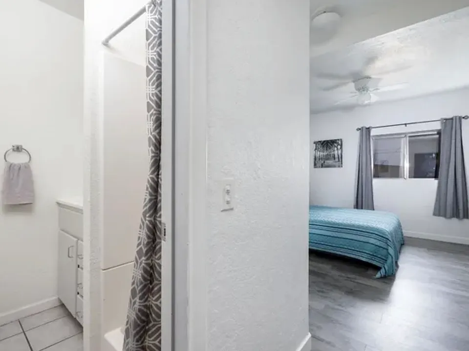 Master bed and bath