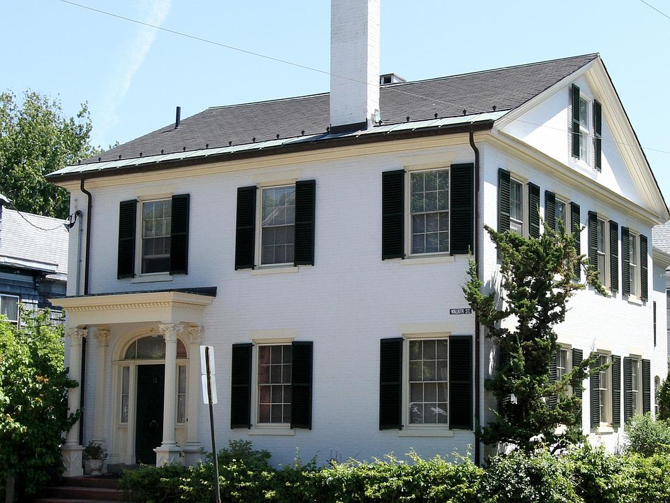 This is the house. Apt D is in the back thru off street parking on left hand side or entrance on Brackett street.