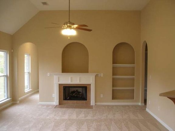 Greatroom with fireplace