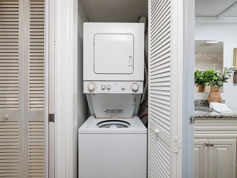 In-unit washer and dryer
