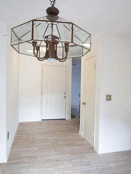Entry view from dining area