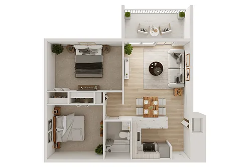 Floor plan B1B