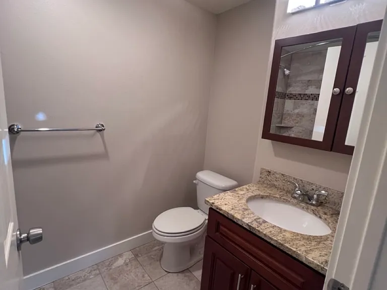 Each bedroom has its own updated bathroom
