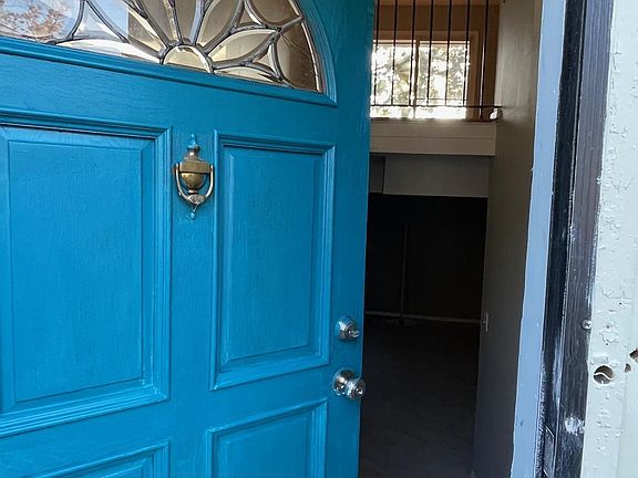 Front Door with Marble style tile