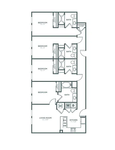 Floor plan B-4B2