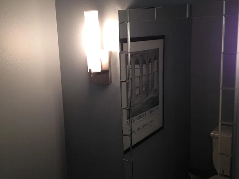 Half bath on mid level