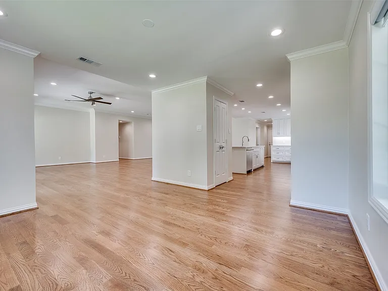 Dining room, looking to kitchen and family room