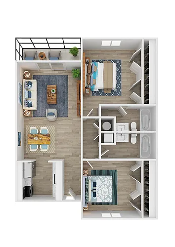 Floor plan B1