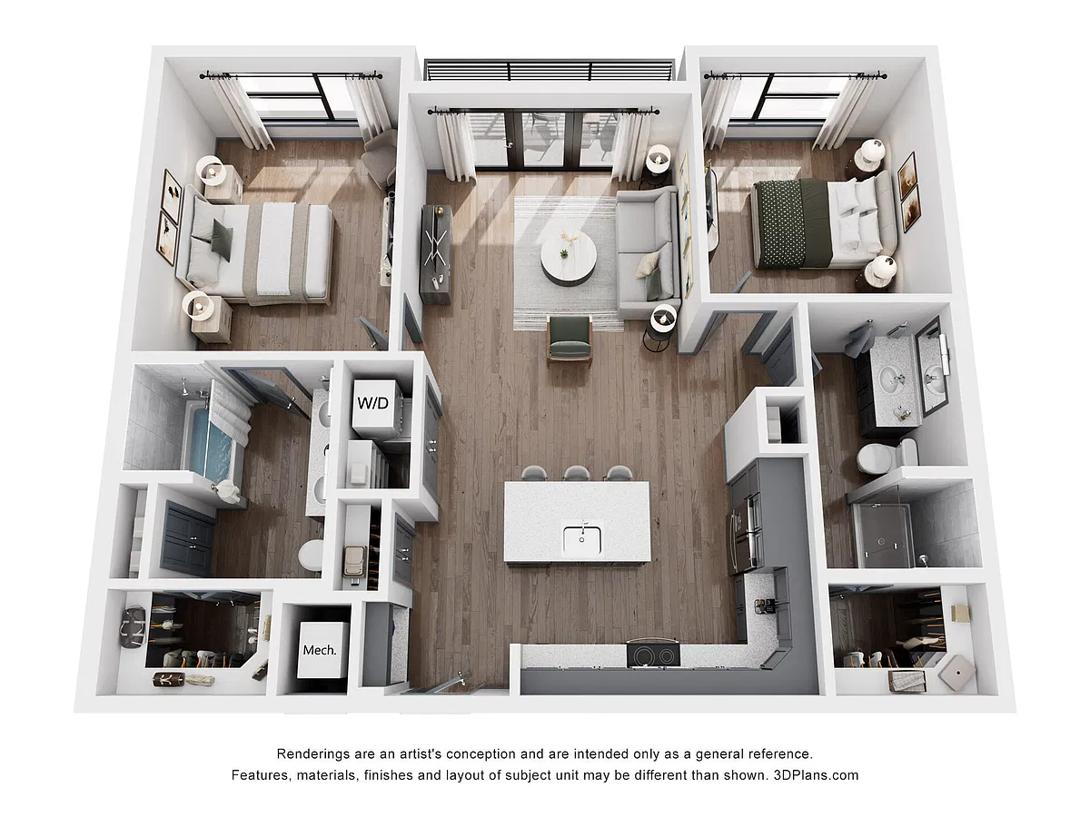 Floor plan B3a