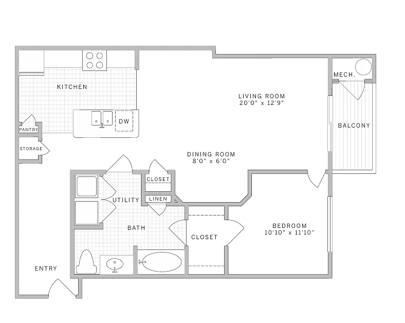 Floor plan A1 Alt1