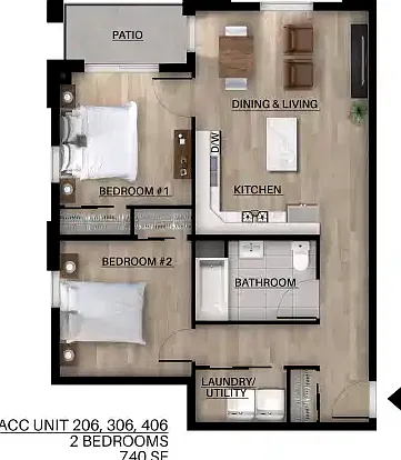 2 bed, 1.0 bath, $2,200 — Photo 2