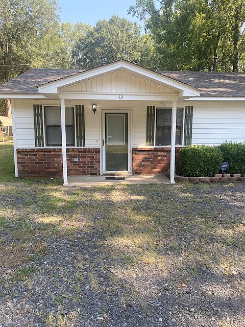 front of the apartment