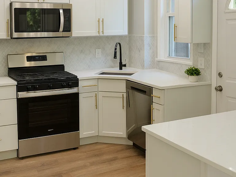 Newly remodeled kitchen