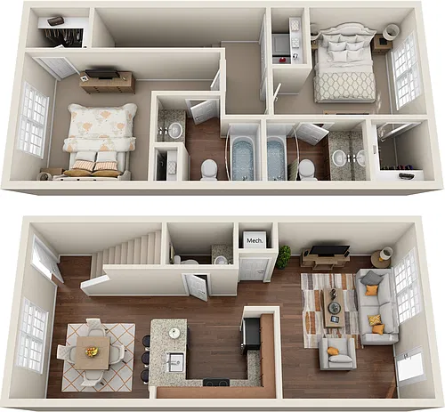 Floor plan 2B