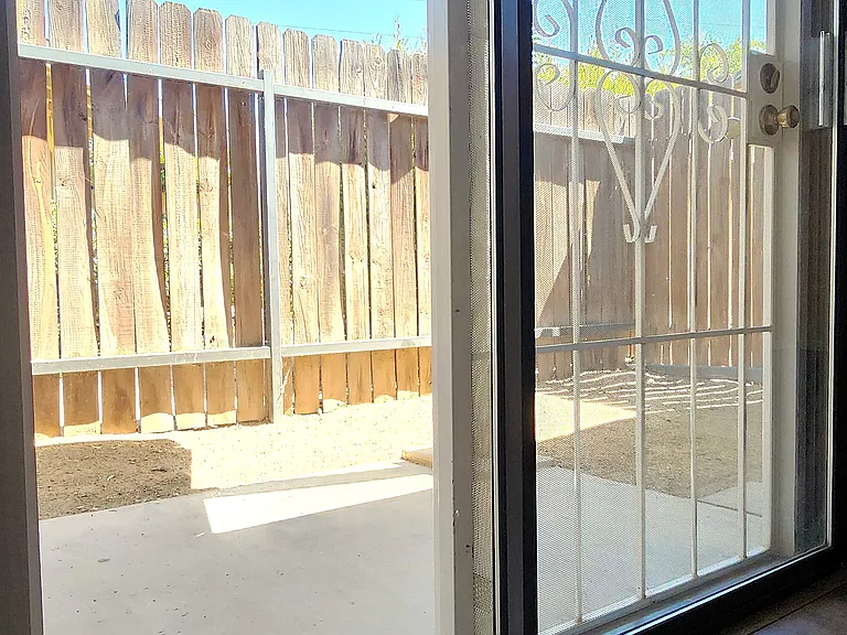 Dining Area Patio Door