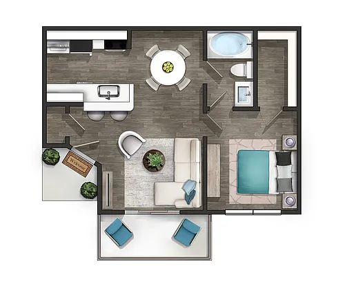 Floor plan Buckhead Renovated