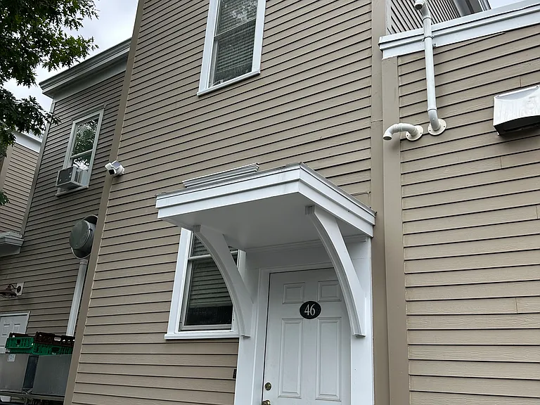 Rear entrance to 2nd floor apartment