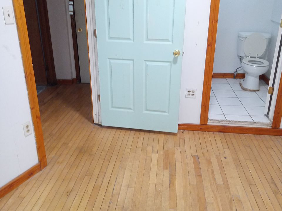 Bedroom with half bath.