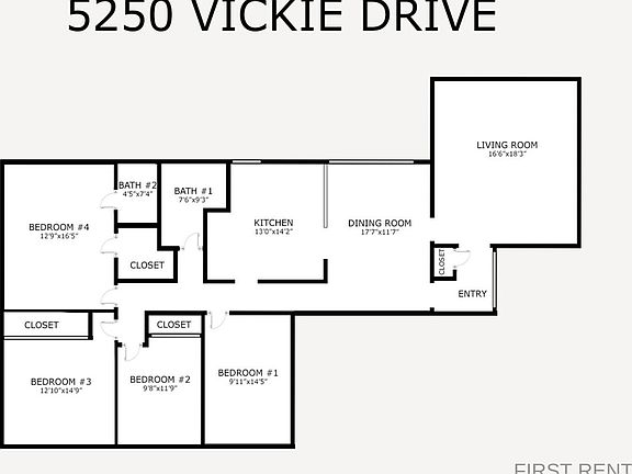 2nd image of 5250 Vickie Dr
