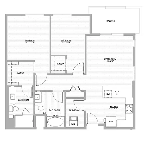 Floor plan B2