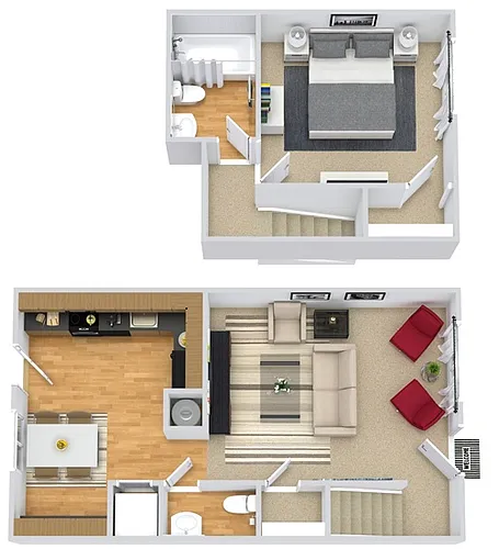 Floor plan Camelia Townhouse