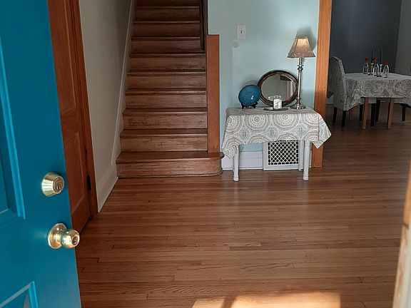 Entryway, living room