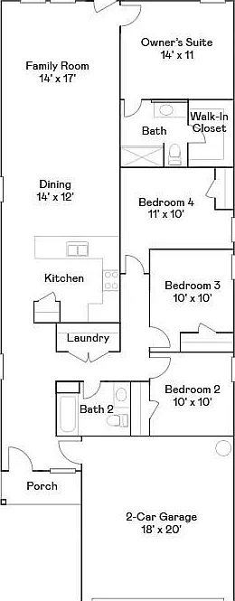 4 bed, 1670 sqft, $1,925 — Photo 4