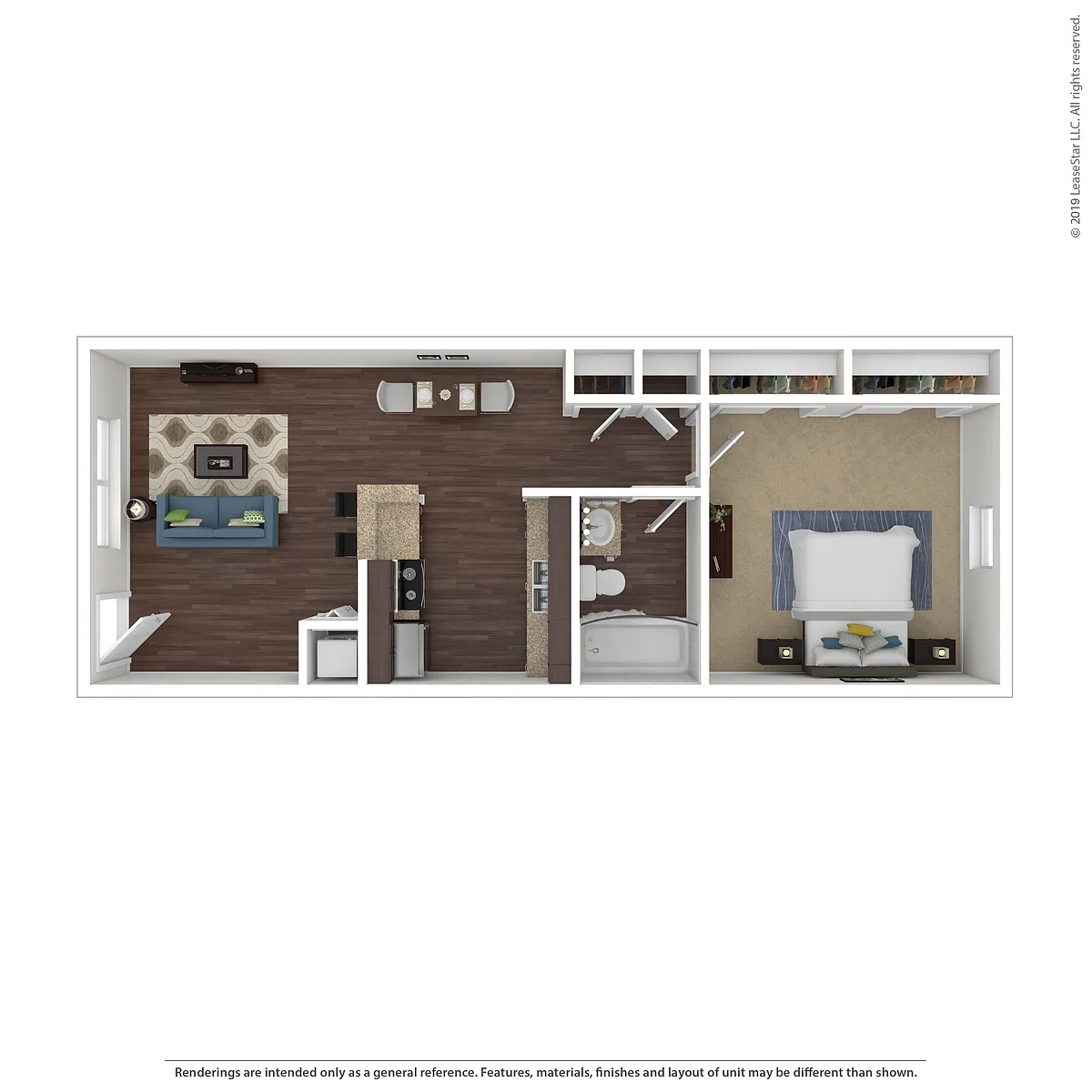 Floor plan 1X1