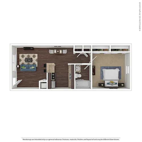 Floor plan 1X1
