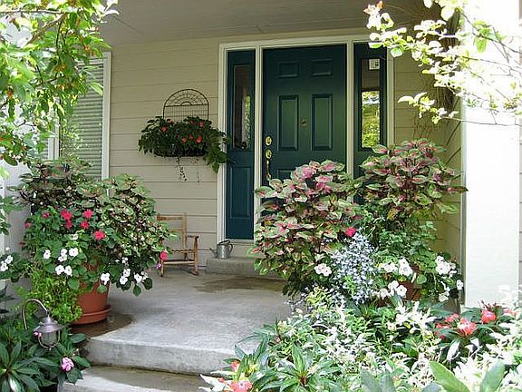 Entry Door & Covered Front Porch