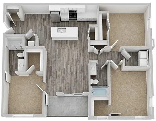 Floor plan 3 Bedrooms