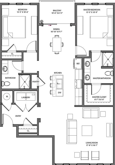 Floor Plans - Building 1600