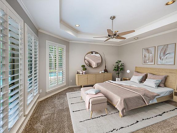 Bedroom 1. This image shows a virtually furnished space. Bedrooms come unfurnished.